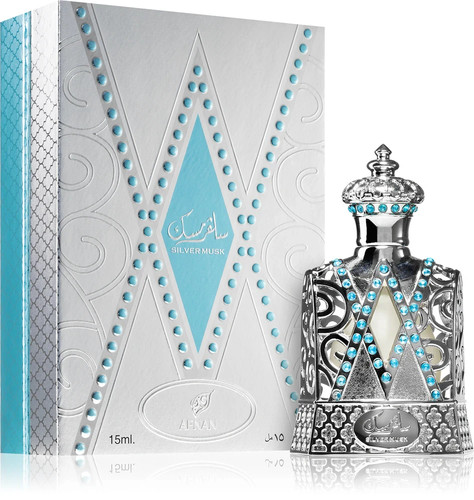 Silver musk afnan 15ml - silver, by